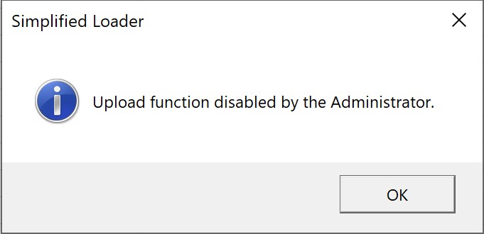 Disable Transaction Error - Simplified Loader Excel for Oracle Fusion Cloud ERP